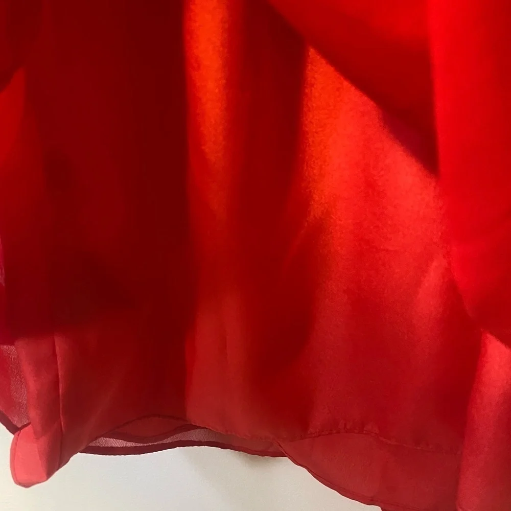 NWT Arc & Co Womens Lace Top Mini Red Dress Size Medium Prom Party Sexy - Picture 12 of 16